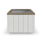 Melody - Rectangular Coffee Table With Casters - White