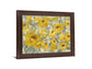 Sunlit Petals - 28" x 34" Framed Wall Art - Yellow