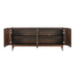 Melbourne - Mappa Burl 4 Door Cabinet - Woodtone