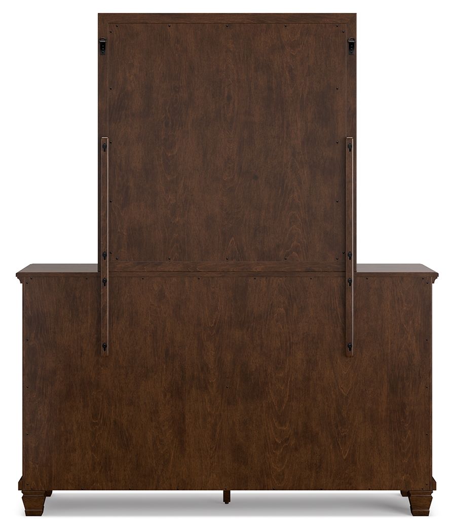 Danabrin - Dresser And Mirror - Brown