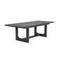 Waterfall - Rectangular Dining Table - Deep Ebony