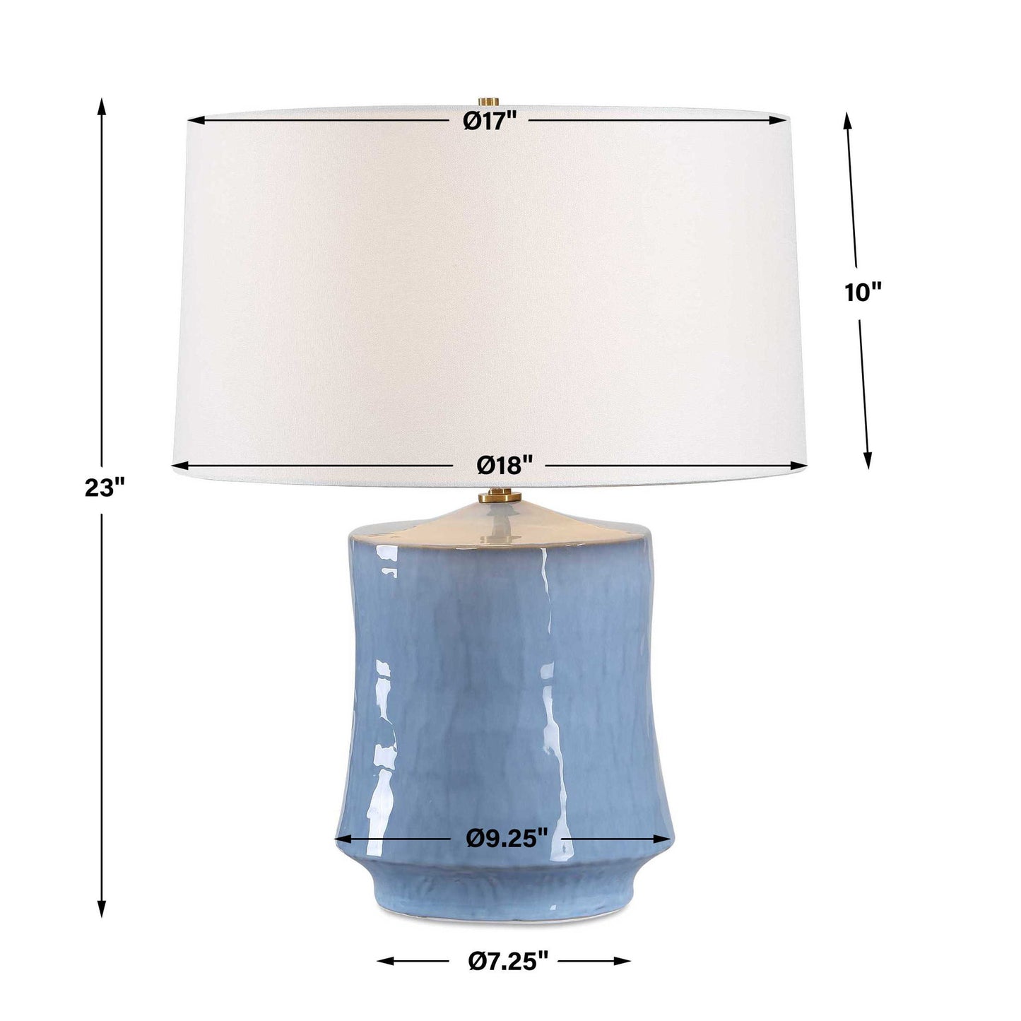 Kamara - Powder Table Lamp - Blue