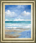 Washy Coast II By Nan - Framed Print Wall Art - Light Blue