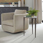 Arnold - Marble Accent Table - Bronze,White