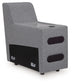 Modmax II - Reclining Sectional - Salt And Pepper