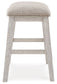 Skempton - Upholstered Stool (Set of 2) - White
