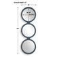 Going In Circles - Mirror - Blue Gray