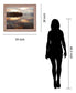 Misty Isle Sunrise - 28" x 34" Framed Wall Art - Light Brown