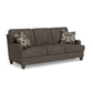 Moxy - Fabric Sofa, T-Shaped Seat Cushion, Straight Track Arms