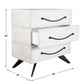 Vivi - 3 Drawer Chest - White