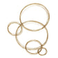 Golden Bubbles - Metal Wall Decor