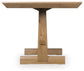 Ridgester - Rectangular Dining Room Counter Table - Light Brown