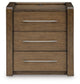 Marxmore - Three Drawer Night Stand - Brown