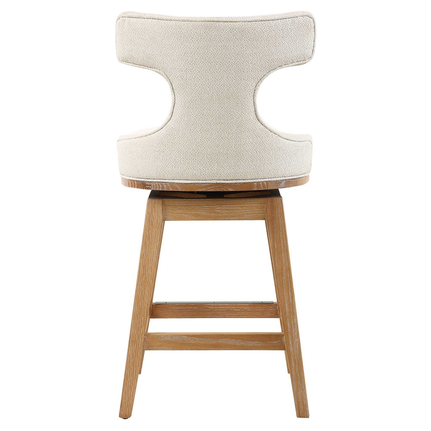 Klismos - Fabric Counter Stool - Off-White