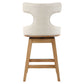 Klismos - Fabric Counter Stool - Off-White