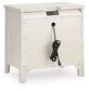 Darbonton - Two Drawer Night Stand - Dove White