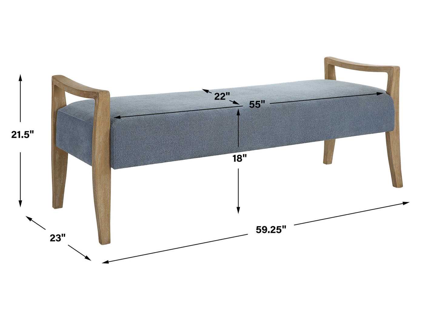 Daylight - Bench - Sky Blue