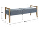 Daylight - Bench - Sky Blue