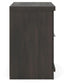Shaehartin - Two Drawer Night Stand - Dark Brown