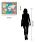 Atlas Spectrum - 28" x 34" Framed Wall Art - Light Blue