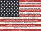 Our Father Flag By Annie Lapoint (Small) - Red