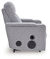Pineland - Glider Power Recliner With Audio System - Pewter