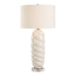 Anneli - Swirl Table Lamp - White