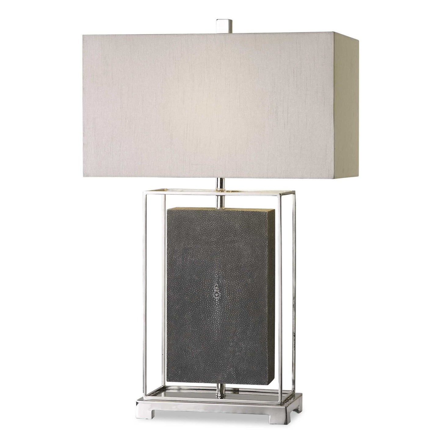 Sakana - Textured Table Lamp - Gray