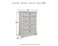 Robbinsdale - Five Drawer Chest - Youth - Antique White