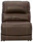 Dunleith - 9-Piece Power Reclining Sectional - Chocolate