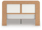 Kendanport - 4 Pc. - King Platform Bed, Dresser, Mirror And Nightstand - Brown / White