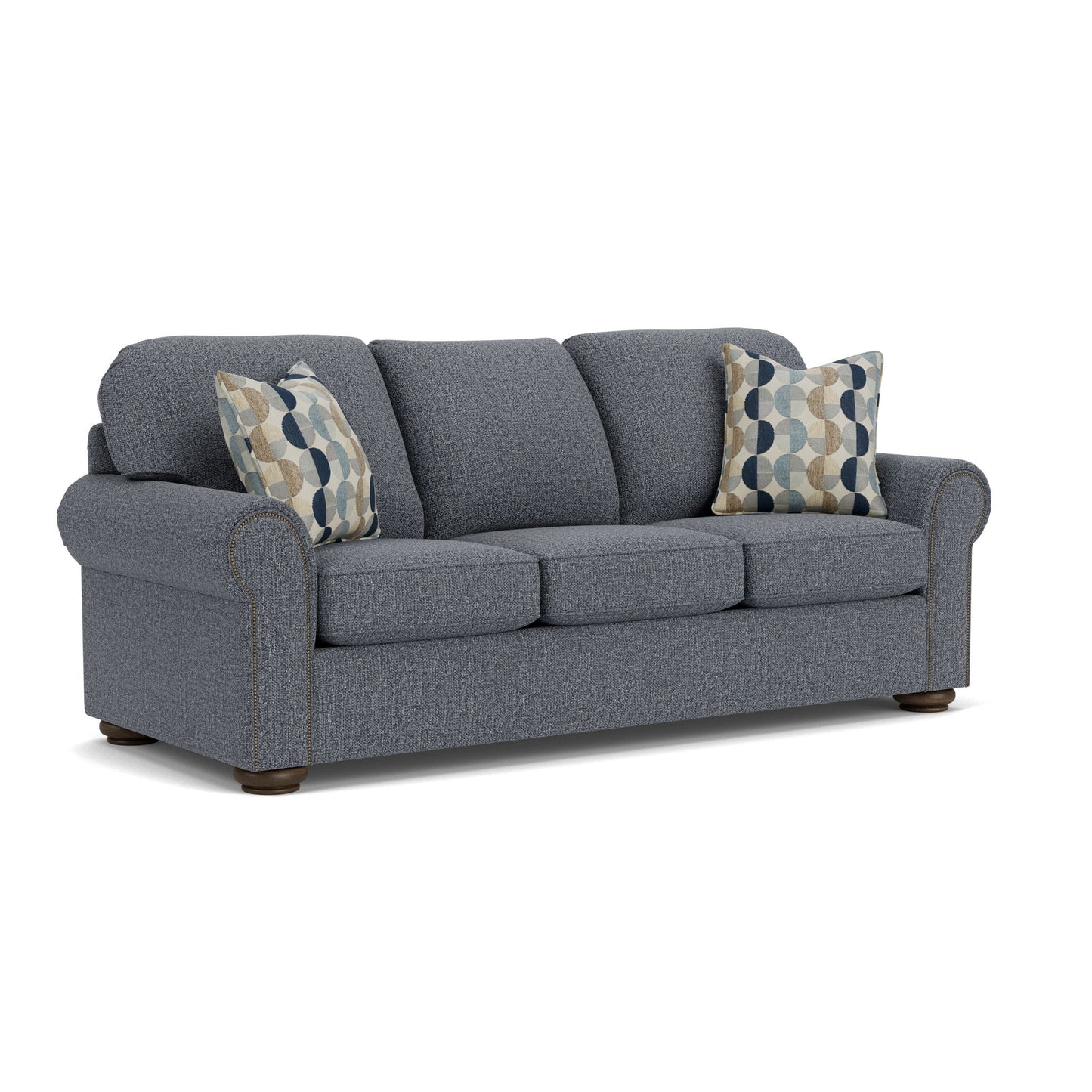 Preston - Fabric Sleeper With Nailhead Trim