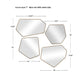 Linneah - Modern Mirrors (Set of 4) - Gold