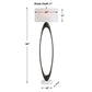 Sonic - Open Oval Floor Lamp - Bronze