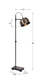 Bessemer - Industrial Floor Lamp - Light Brown