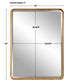 Crofton - Large Mirror - Gold