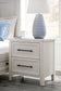 Darbonton - Two Drawer Night Stand - Dove White