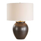 Hawkins - Ribbed Table Lamp - Bronze