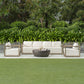 Remsen - Outdoor Lounge Chair - Dark Gray / White
