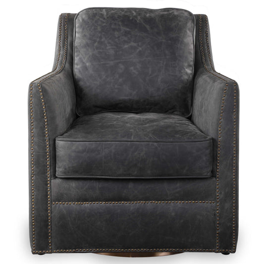 Inclination - Swivel/Glider Chair - Charcoal Gray