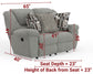 Trifecta - Reclining Loveseat