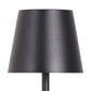 "Eclipse Aura I" Rechargeable LED Metal Accent Lamp (Set of 2) - Black