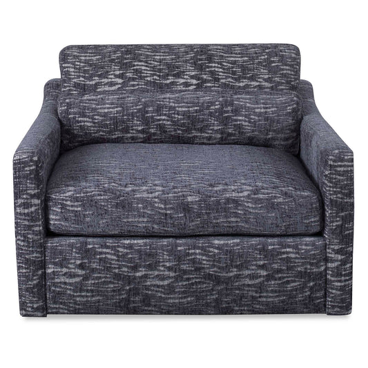 North Sea - Swivel Chair-And-A-Half - Blue / Gray