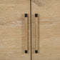Evanston - 4 Door Natural Oak Cabinet - Woodtone