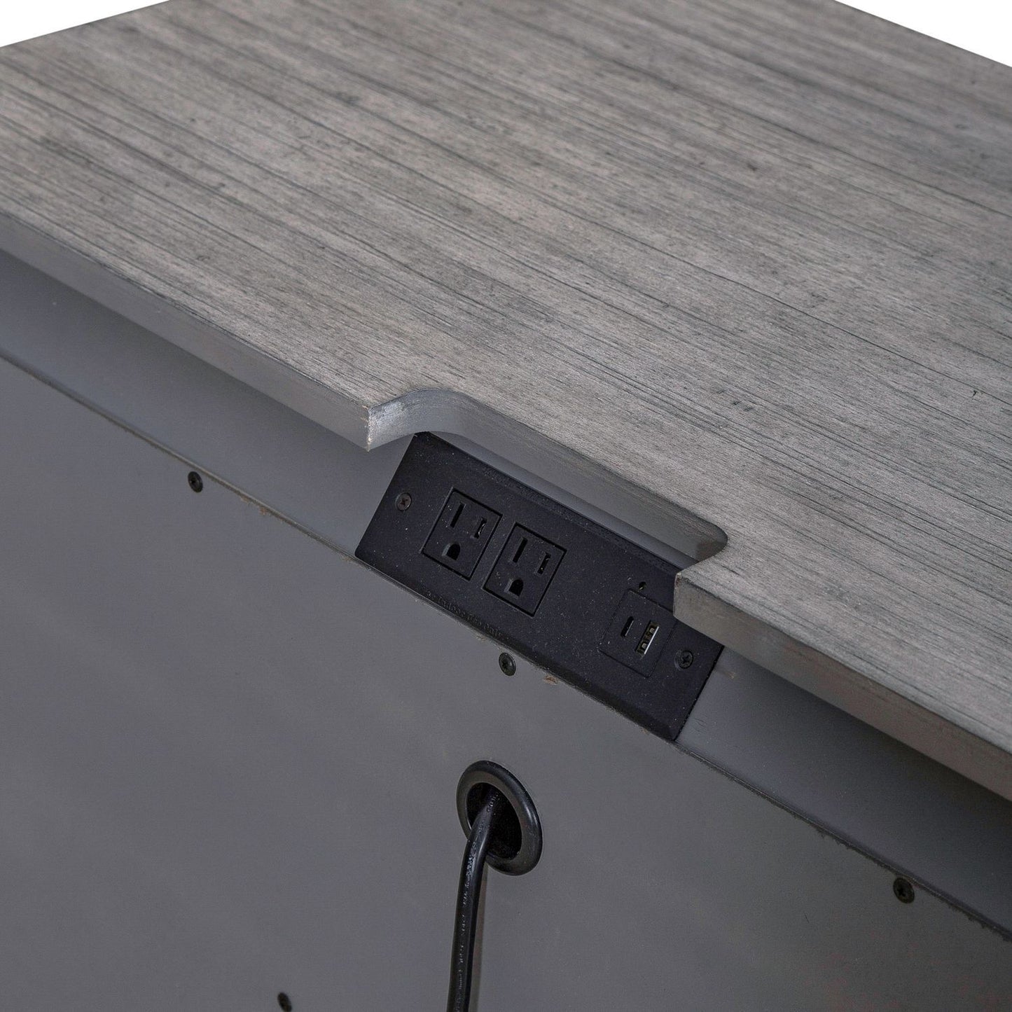 Big Valley - Bedside Chest With Charging Station