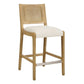 Interweave - Coastal Rattan Counter Stool - Brown