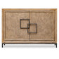 Paltrow - Burl 2 Door Cabinet - Woodtone