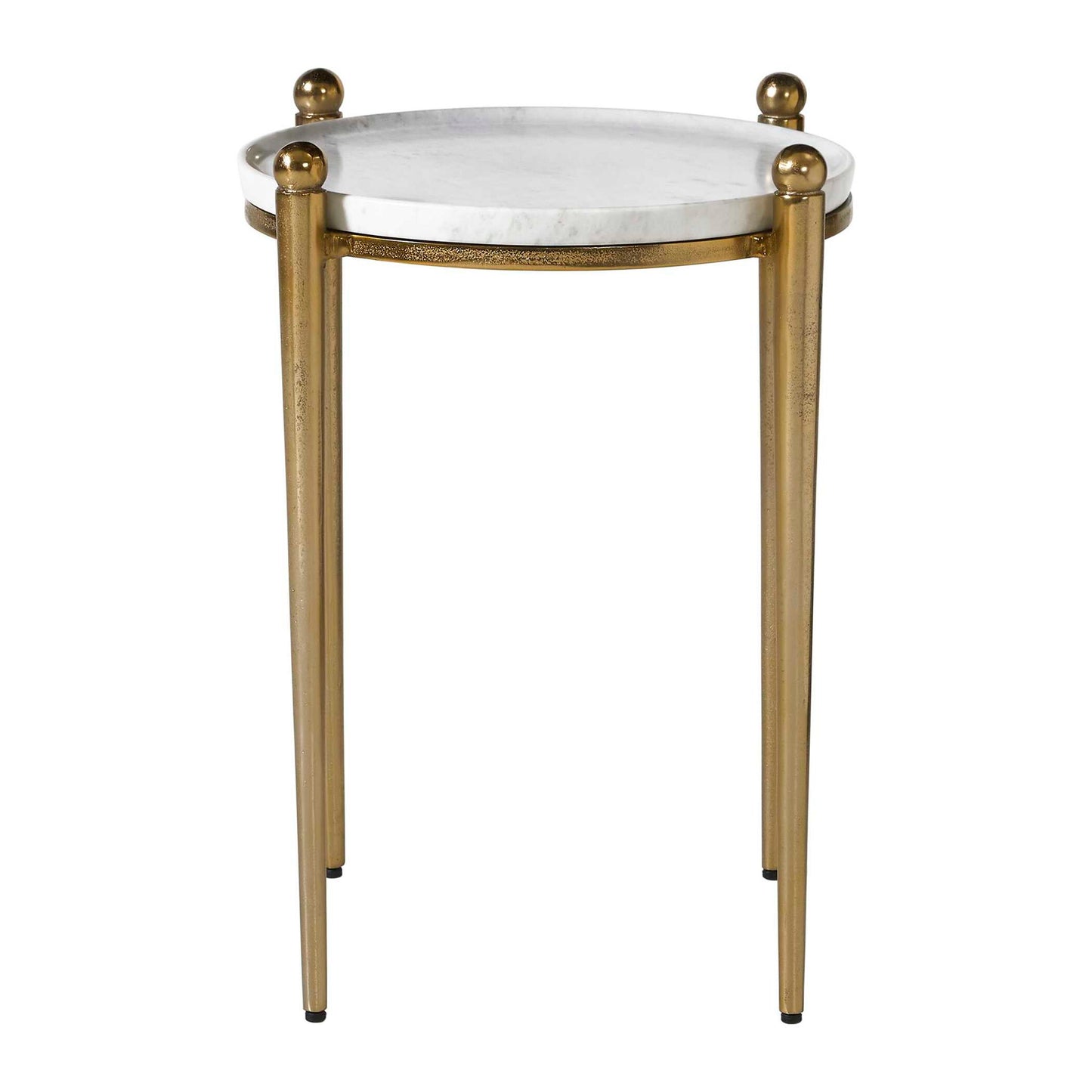 Nahunta - Accent Table - Antique Brass