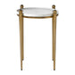 Nahunta - Accent Table - Antique Brass