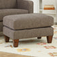Drew - Fabric Ottoman